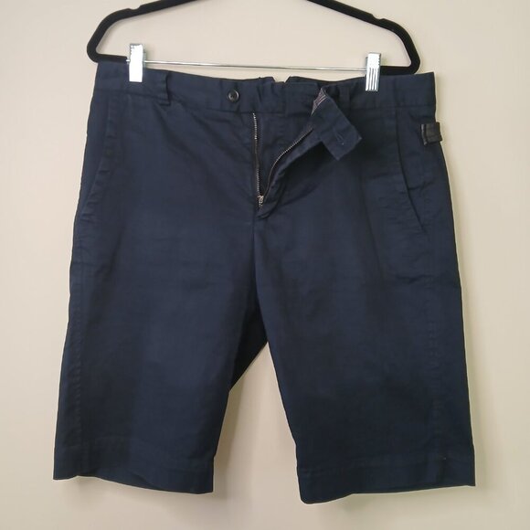 RUDSAK Other - Rudsak Mens Flat Front Stretch Shorts Navy Blue Size 34